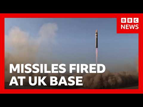Iran launches ballistic missiles at crucial UK-US base | BBC News
