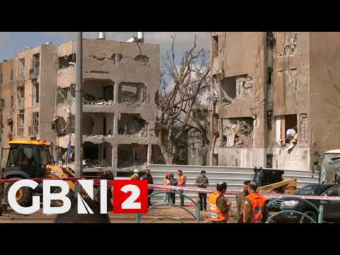 WATCH: Israeli buildings reduced to rubble in Iranian missile strike aftermath
