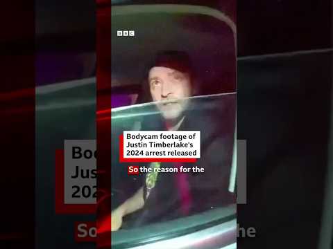 Bodycam footage of Justin Timberlake’s 2024 drink-driving arrest released. #BBCNews