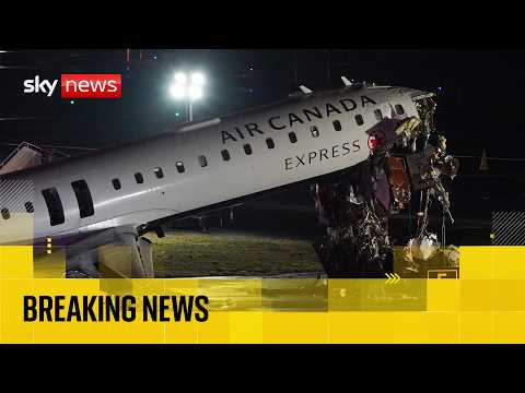 Two people dead after Air Canada plane and fire truck collide at LaGuardia Airport