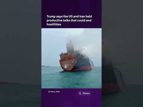 Trump says the US and Iran held productive talks that could end hostilities