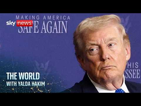 Trump appears to back down in his war against Iran | The World with Yalda Hakim