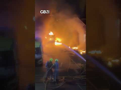 Golders Green blaze: New footage shows firefighters tackling flames
