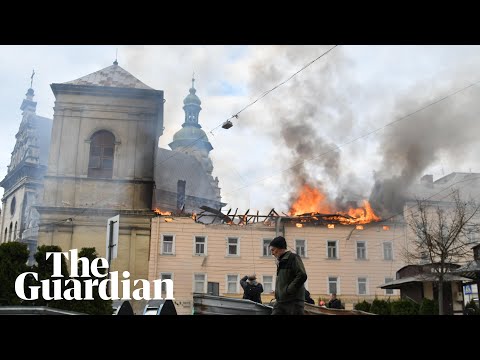 Russian drone hits UNESCO world heritage site in Lviv