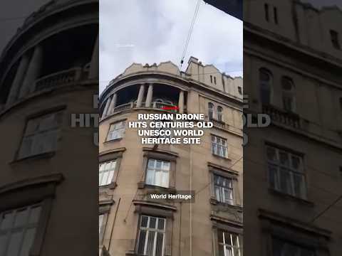 Russian drone hits centuries-old UNESCO world heritage site