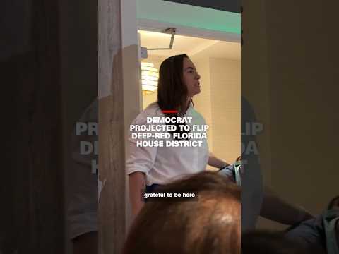 Democrat projected to flip deep-red Florida House district