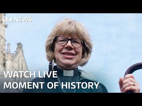 Watch LIVE as the first female Archbishop of Canterbury is enthroned