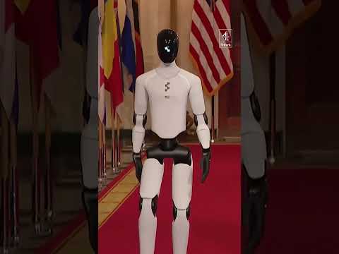 Robot joins Melania Trump for event at White House