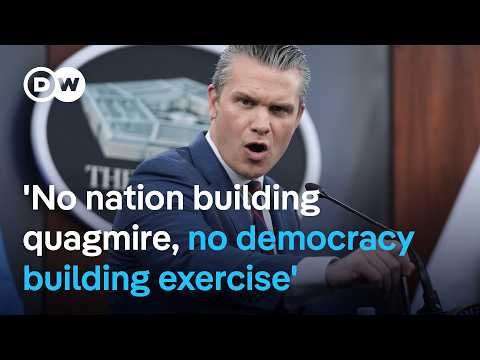 Hegseth dismisses fear of ‘endless war’ | DW News