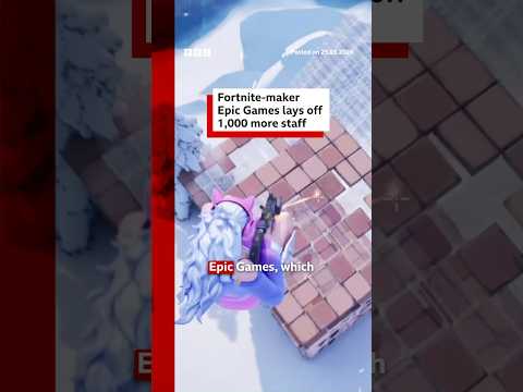 Fortnite-maker Epic Games lays off 1,000 more staff. #Fortnite #Gaming #BBCNews