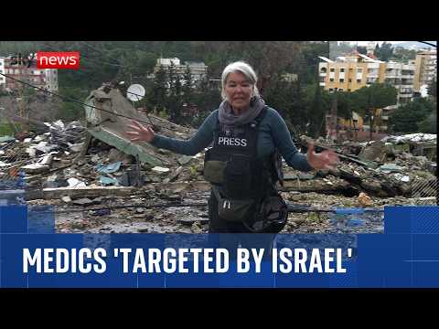 Lebanon’s medics say they are being targeted in ‘double-tap’ strikes by Israel