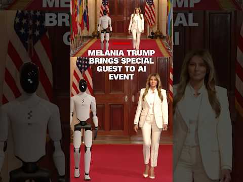 Melania Trump brings special guest to AI event
