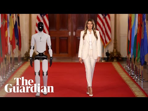 Melania Trump and AI powered robot named ‘Figure 3’ open White House summit