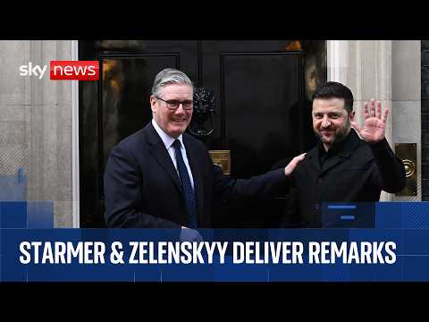 Starmer and Zelenskyy deliver speeches at summit in Helsinki
