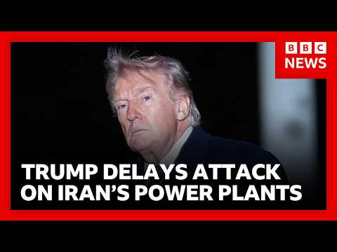 Trump extends deadline for Iran to re-open Strait of Hormuz as stock markets fall | BBC News