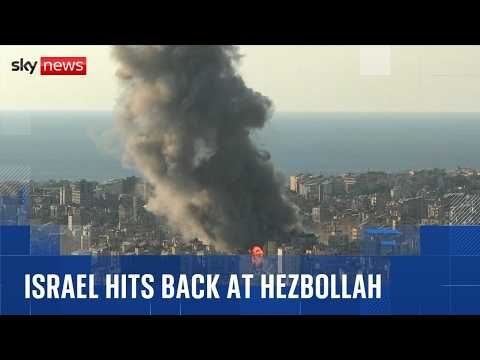 Explosions across Lebanon as Israel launches airstrikes against Hezbollah