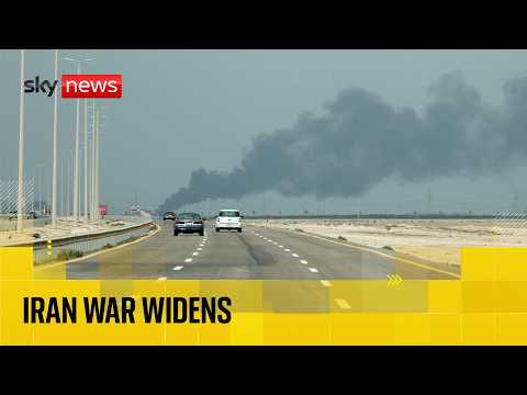 US vows to ‘finish war’ as Iranian strikes reported across Middle East | Sky News coverage