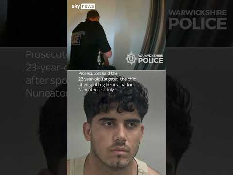 Watch the moment an Afghan asylum seeker who raped a 12-year-old girl is arrested