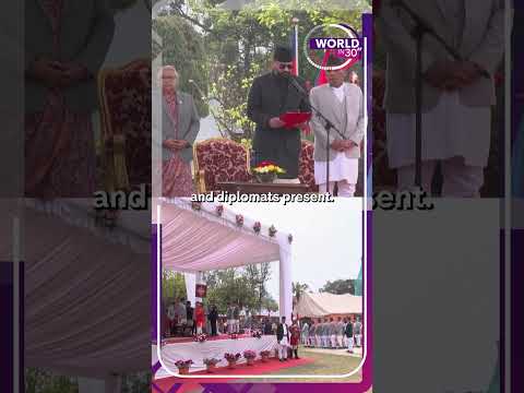 Ex-rapper sworn in as Nepal’s youngest prime minister