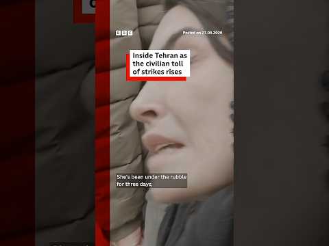 Inside Tehran as civilian death toll rises #Iran #Israel #US #BBCNews