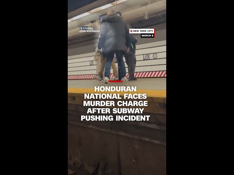Honduran national faces murder charge after subway pushing incident
