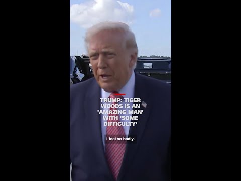 Trump: Tiger Woods is an ‘amazing man’ with ‘some difficulty’