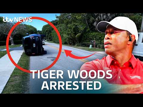 Tiger Woods arrested and charged with DUI after crash in Florida