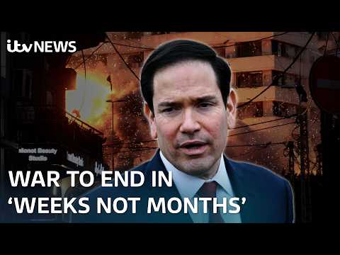 Rubio claims the Iran war will end in ‘weeks not months’ as Israel strikes Iranian nuclear sites
