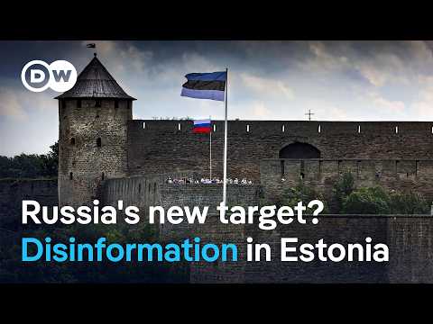 Russia’s new target? Disinformation push hits Estonia’s border city Narva | DW News
