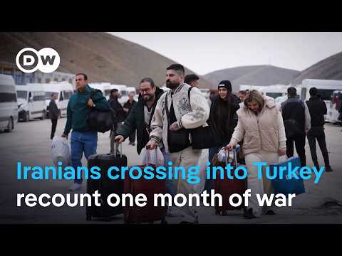 One month of war: Voices from the Turkey-Iran border | DW News