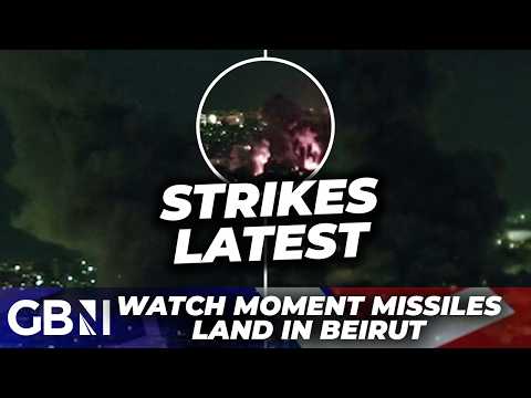 Iran: WATCH Dramatic moment bombs EXPLODE in Beirut as Israel targets Hezbollah in war | BREAKING