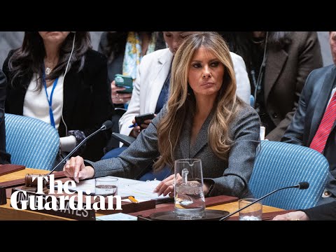 Melania Trump chairs UN meeting on children in conflict