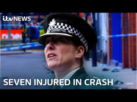 Man arrested in Derby after car collison leaves seven seriously injured