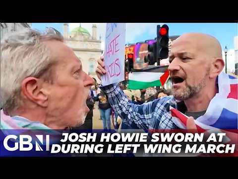 WATCH: Josh Howie in FURIOUS CLASH with Together Alliance London protesters as ‘Left’ branded ‘DEAD’