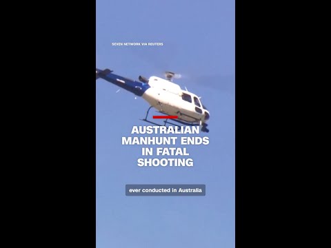 Australian manhunt ends in fatal shooting