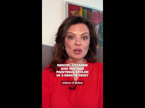 Renoir, Cezanne and Matisse paintings stolen in 3-minute heist