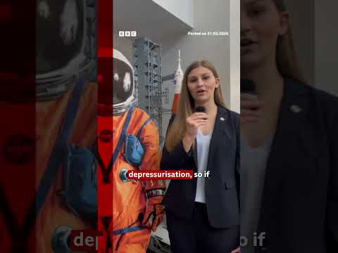 Why are astronauts’ launch suits orange? #ArtemisII #BBCNews