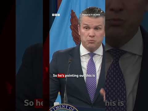 ‘Big, bad Royal Navy’ should help out in Strait of Hormuz, says Hegseth. #Iran #US #Israel #BBCNews