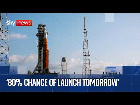 NASA says ‘80% chance’ of Artemis II launch tomorrow in final update