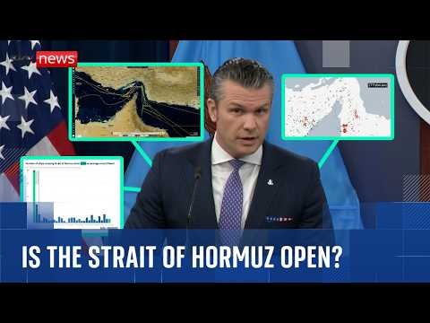 Is the Strait of Hormuz open? Sky News checks Pete Hegseth’s claim