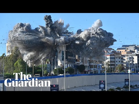 Israeli strike destroys building in Beirut’s southern suburb