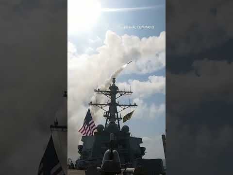 US releases footage of fighter jet and missile launch