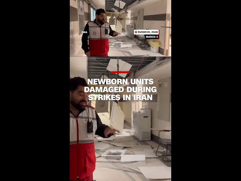 Newborn units damaged during strikes in Iran