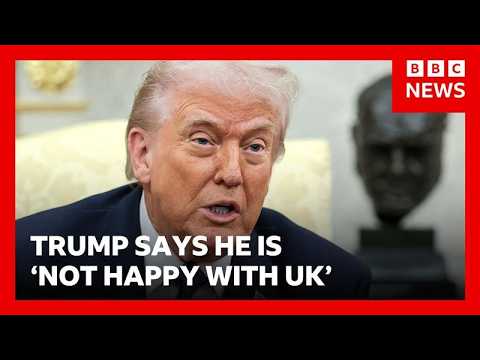 ‘This is not Winston Churchill we’re dealing with,’ Trump criticises UK and Starmer | BBC News
