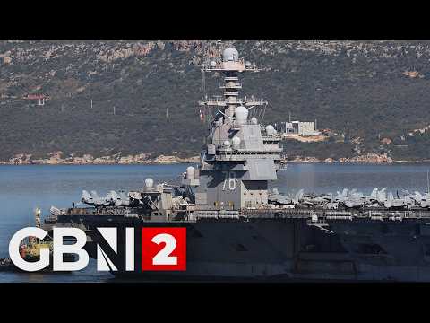 WATCH: The USS Gerald R Ford, arrives to northern Israel following US and Israeli strikes on Iran