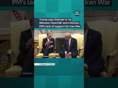 Trump says Starmer is ‘no Winston Churchill’ and criticises PM’s lack of support for Iran War