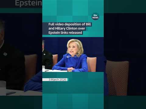Full video deposition of Bill and Hilary Clinton over Epstein links released