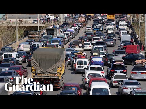 Tens of thousands displaced in Lebanon as Israeli strikes continue