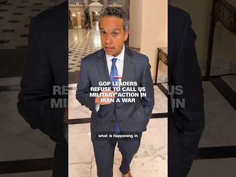 GOP leaders refuse to call US military action in Iran a war