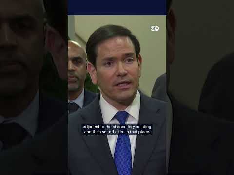 Moment drone hits near US consulate in Dubai | DW News